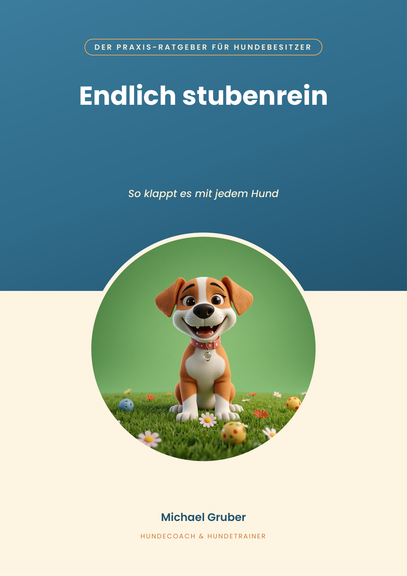Cover des Ratgebers „Endlich stubenrein“ von Michael Gruber